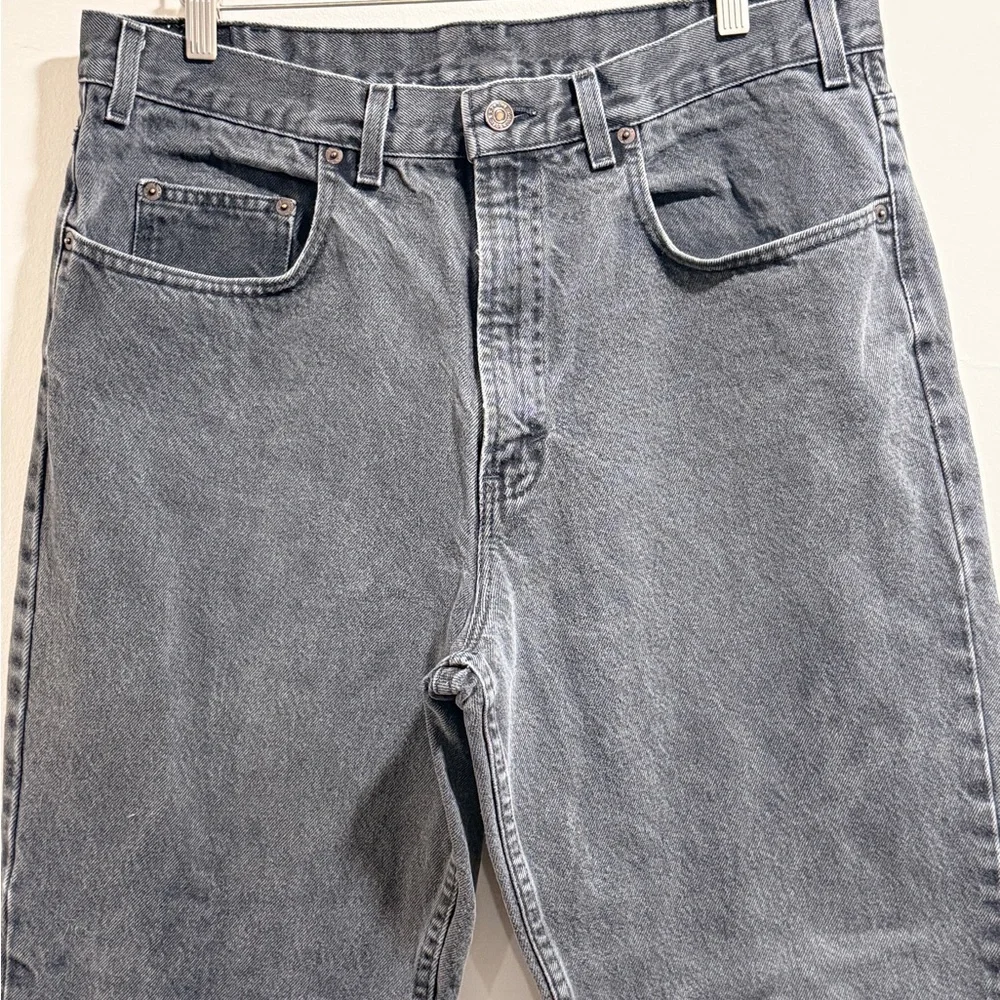 GAP Men's Vintage Black Wash Straight Jeans Size 36x28‎